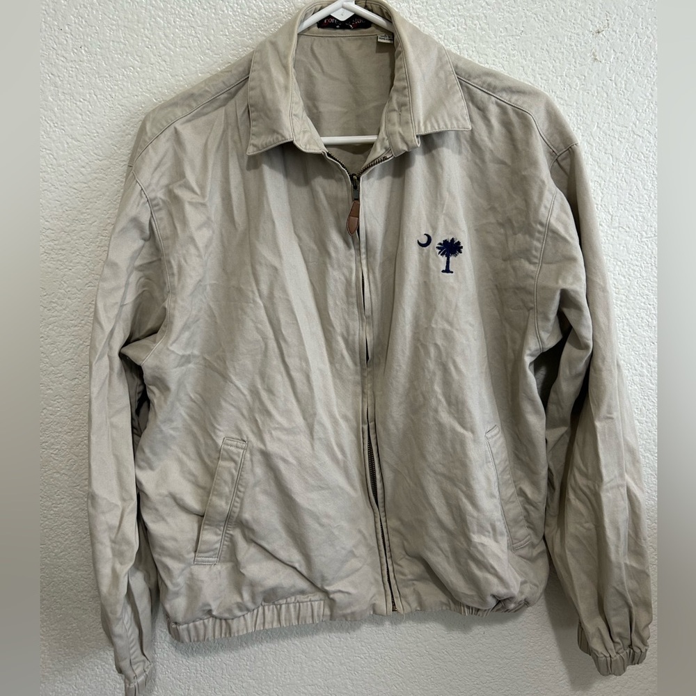 White Forest & Hue Cotton Bomber - Picture 1 of 9